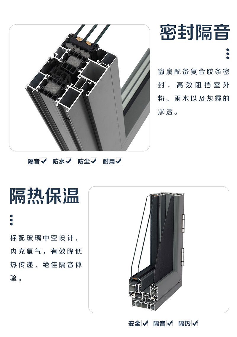 會議室斷橋平開窗
