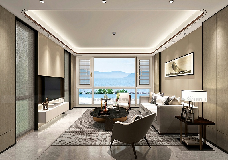 柏林春天平開(kāi)窗-ZJ 110mm 灰色